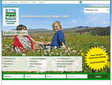 Tablet Screenshot of koetztinger-land.de